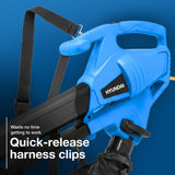 Hyundai 3000W Electric Leaf Blower & Vacuum, 3-in-1, 34L Collection Bag | HYBV3000E3