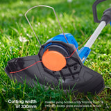 Hyundai 40v Cordless Grass Trimmer 2.5Ah Li-ion Battery and Charger 33cm Cutting Width | HYTR40LI