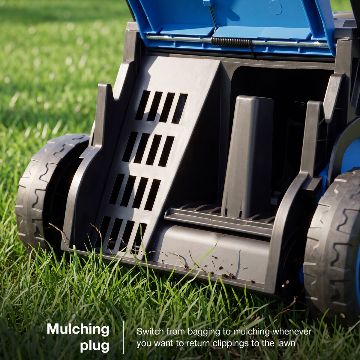 Hyundai 33cm / 13" 20V 3-in1 Brushless Cordless Lawnmower, 32L Collection Bag | HY20CLM33