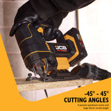 JCB Pro 18V 5-Piece Pro Kit, Combi Drill (160Nm), Impact Driver (230Nm), Circular Saw (185mm), Angle Grinder (115mm), Jigsaw, 2x2Ah & 2x5Ah Batteries, Dual 4.5A Fast Charger & Soft Tool Bag | JCB-18PKIT-8