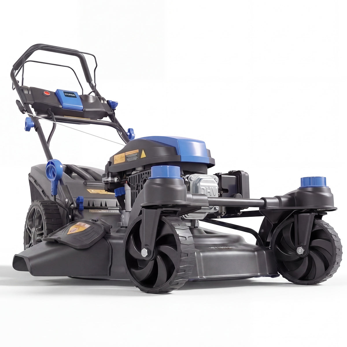 Hyundai 20" / 51cm Zero Turn Self-Propelled Petrol Lawnmower, Electric Start, 196cc | HYM20200SPEZX