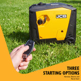 JCB, 7.6kW/3.8kW Dual-Voltage Inverter Generator, Remote Start | JCB-IG8500DVE