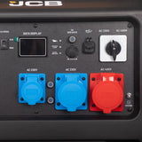 JCB, 11kW Three-Phase Inverter Generator, 400V/230V, Remote Start | JCB-IG12000DVE-3