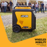 JCB, 11kW Three-Phase Inverter Generator, 400V/230V, Remote Start | JCB-IG12000DVE-3
