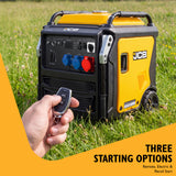 JCB, 11kW Three-Phase Inverter Generator, 400V/230V, Remote Start | JCB-IG12000DVE-3
