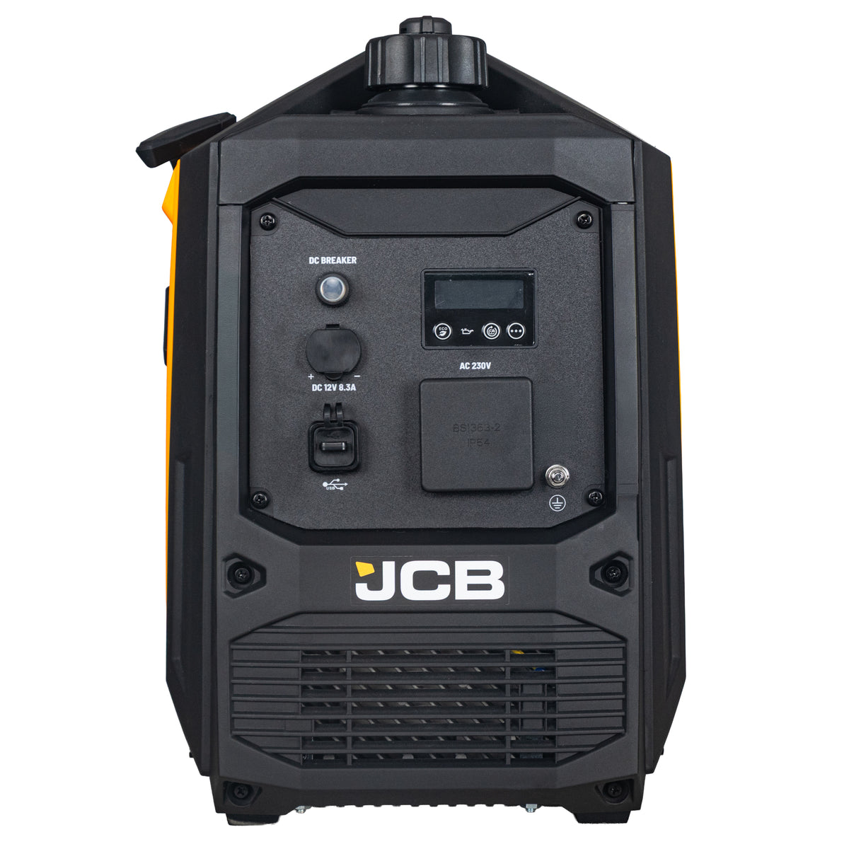 JCB 2000W, 2kW Inverter Generator, Pure Sine Wave, Quiet & Lightweight | JCB-IG2000
