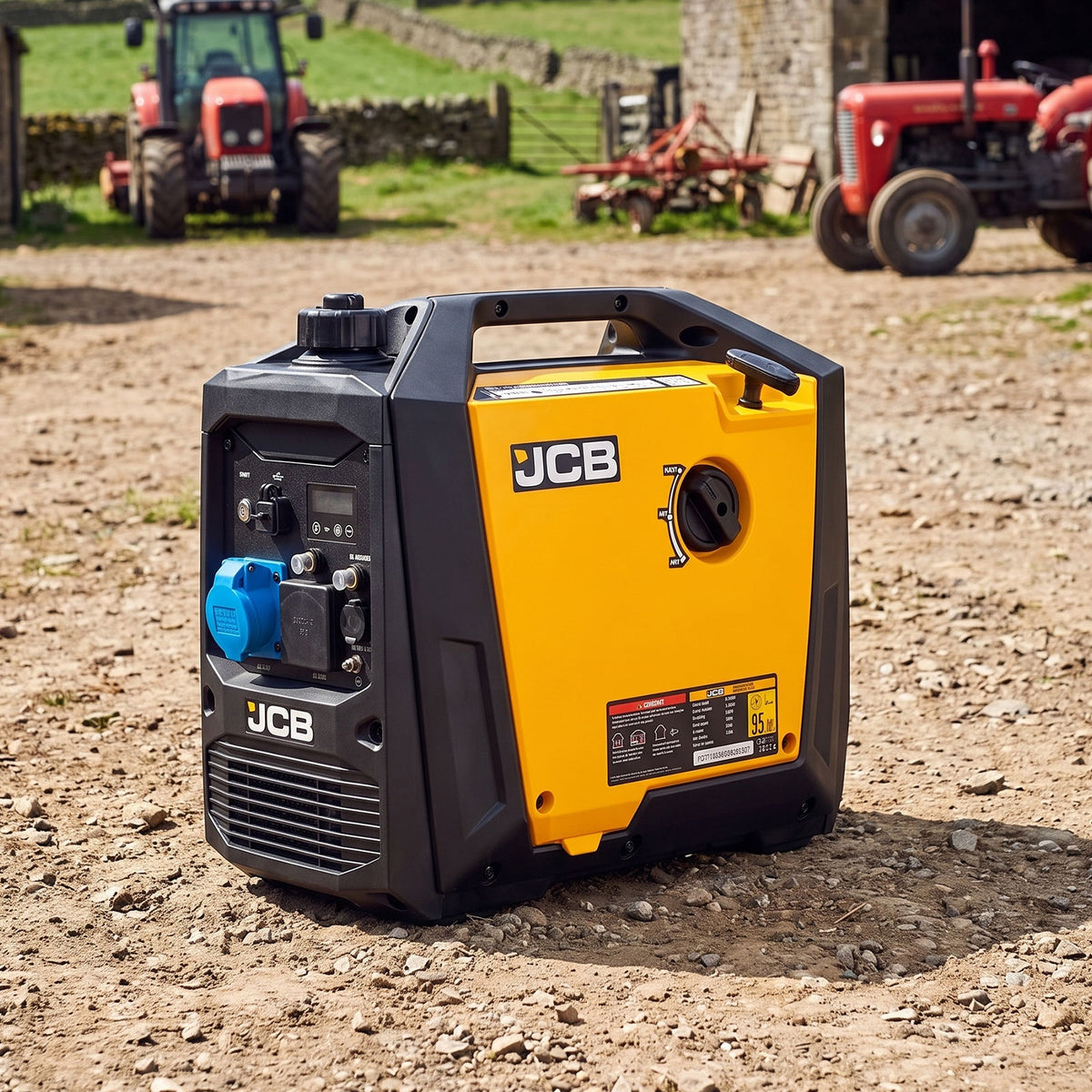 JCB, 3.4kW Inverter Generator, Pure Sine Wave, Electric Start | JCB-IG3500E
