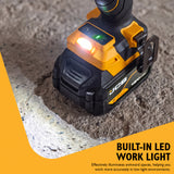 JCB Pro 2,000Nm 3/4" Impact Wrench, Brushless, 1,800Nm Fastening Torque | JCB-18PIW-2000
