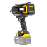 JCB Pro 2,000Nm 3/4" Impact Wrench, Brushless, 1,800Nm Fastening Torque | JCB-18PIW-2000