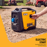 JCB, 4.2kW Inverter Generator, Electric Start, Wheels | JCB-IG4200E