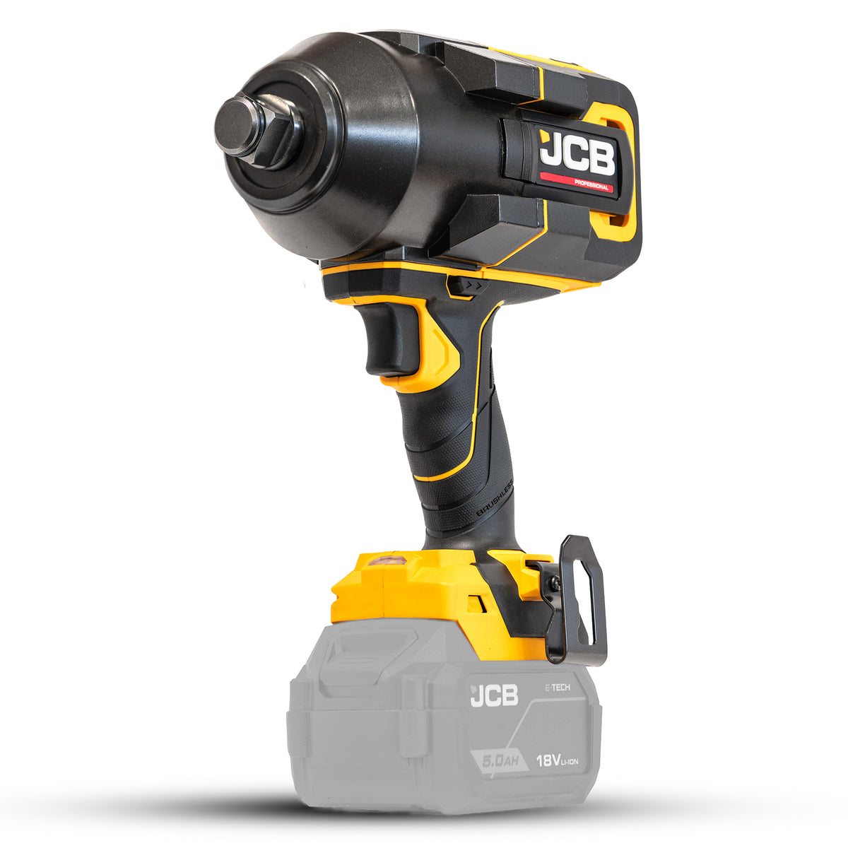 JCB Pro 2,000Nm 3/4" Impact Wrench, Brushless, 1,800Nm Fastening Torque | JCB-18PIW-2000