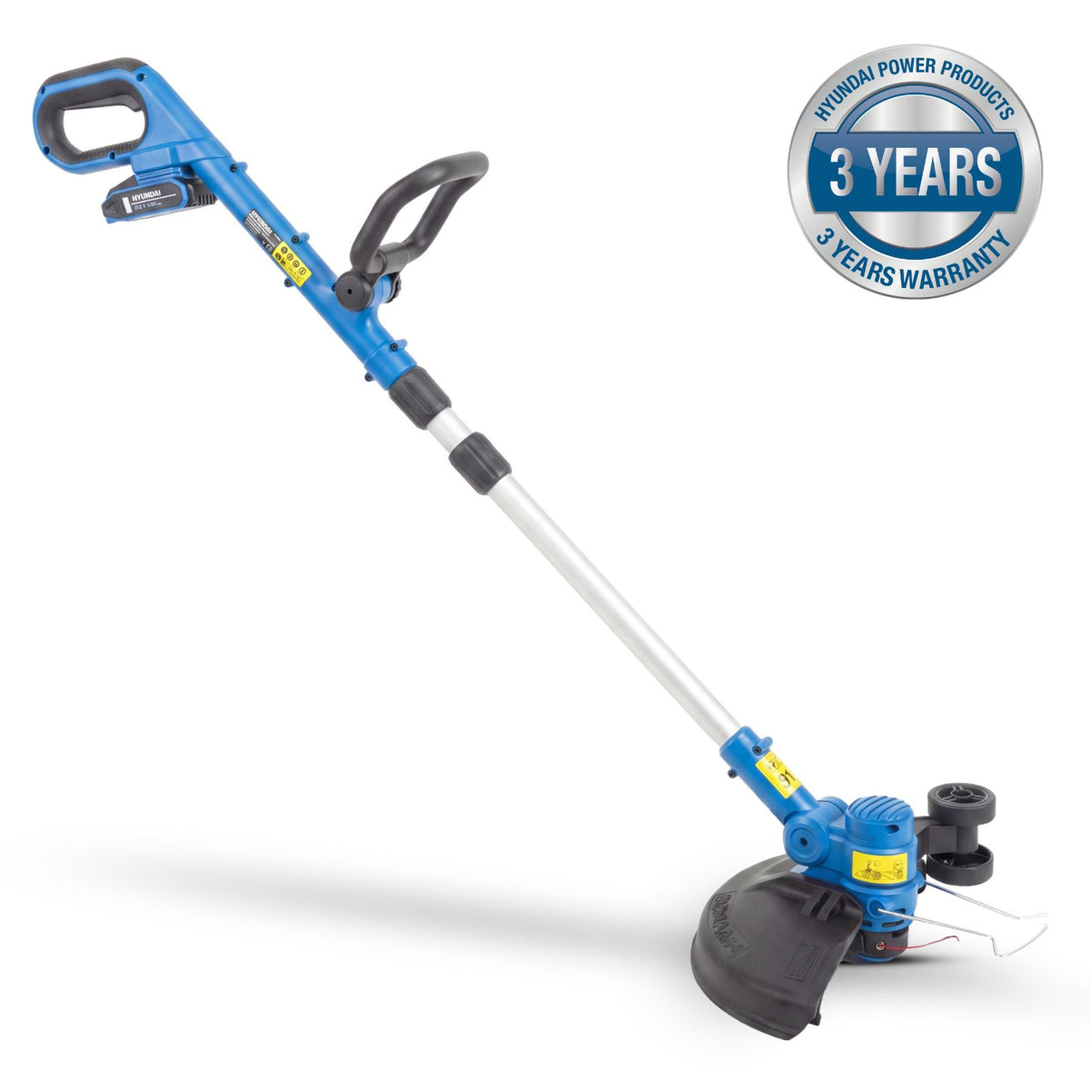 Hyundai 20V Cordless Grass Trimmer 30cm Cut, 2.0Ah Battery, Charger – Lightweight & Powerful, 3 Year Warranty | HY20CGT
