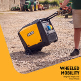 JCB, 7.6kW/3.8kW Dual-Voltage Inverter Generator, Remote Start | JCB-IG8500DVE