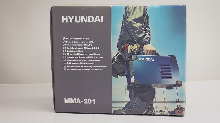 Hyundai 200A MMA / ARC Inverter Welder Single Phase 230V | HYMMA200P — video