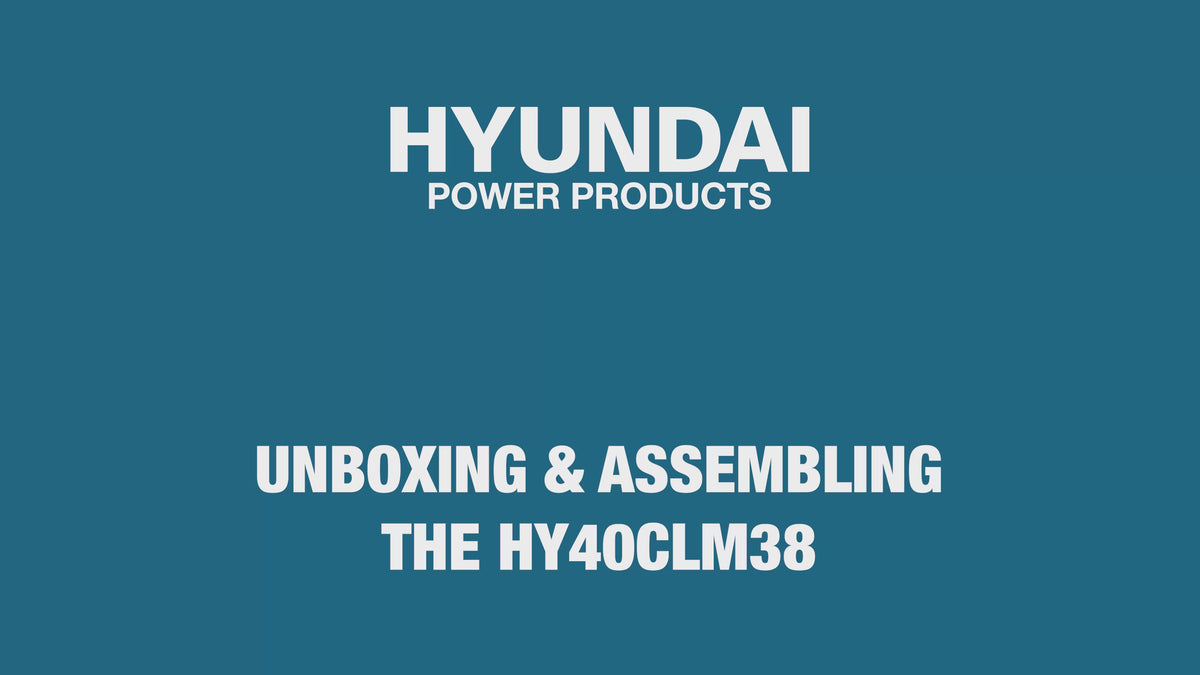 Hyundai 38cm / 15" 40V (2x20V) 3-in-1 Brushless Cordless Lawnmower,  36L Bag | HY40CLM38